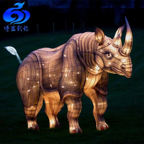 Chinese Rhino Lantern